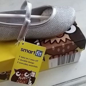 Smartfit Chelsea girls shoes silver